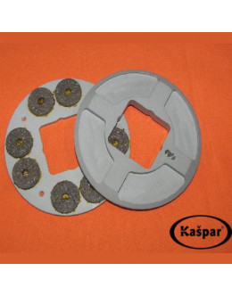 SET BRAKE PADS KASPAR FOR WHEEL K-206 6''